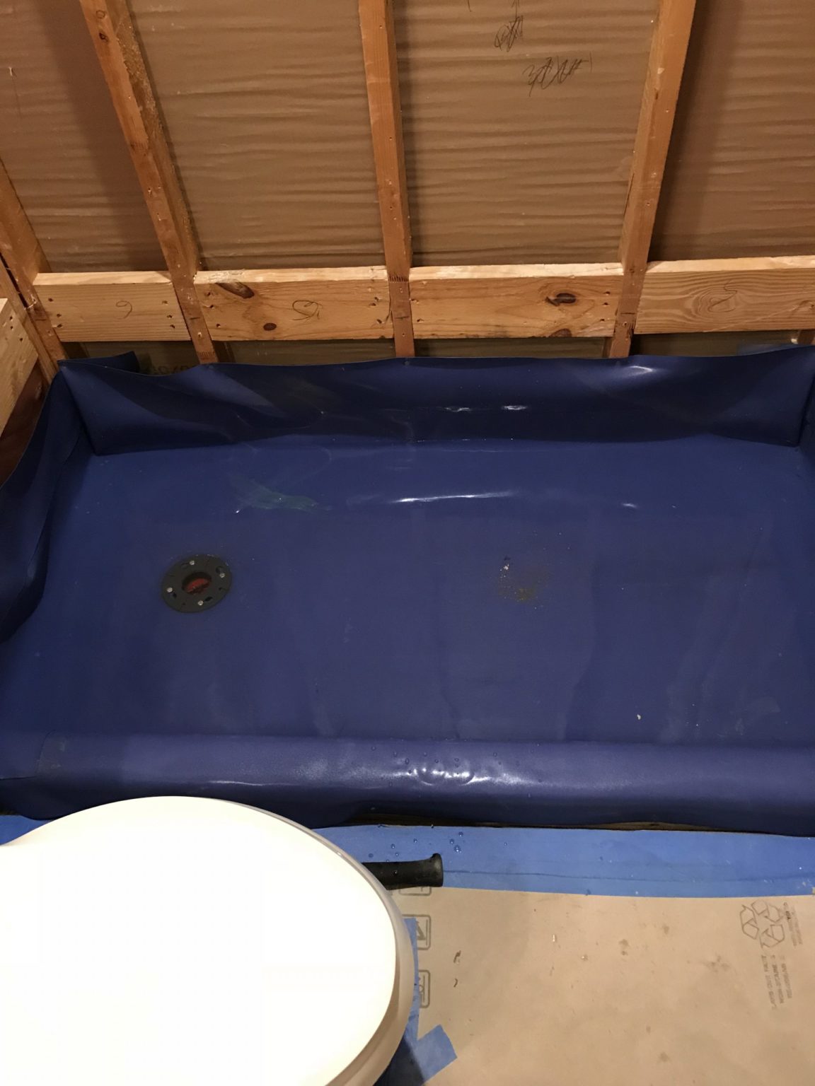 showerpanlinerwithwatertestscaled[1] Lewisville TX Home